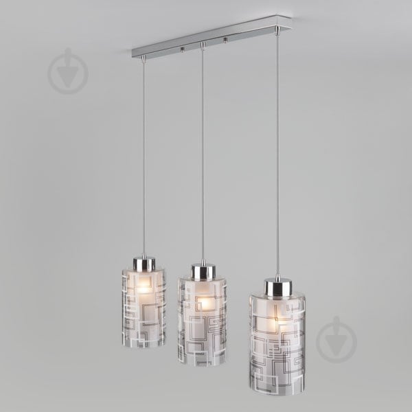 ВІТРИНА! Підвіс Strotskis Stella 50002/3 3x60 Вт E27 хром - фото 2