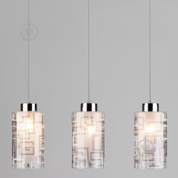 ВІТРИНА! Підвіс Strotskis Stella 50002/3 3x60 Вт E27 хром - фото 3