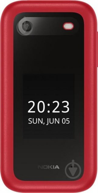 Мобильный телефон Nokia 2660 Flip Dual Sim red - фото 2