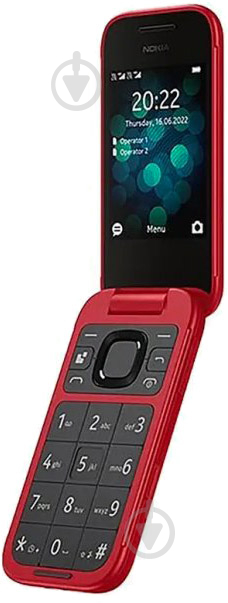 Мобильный телефон Nokia 2660 Flip Dual Sim red - фото 5