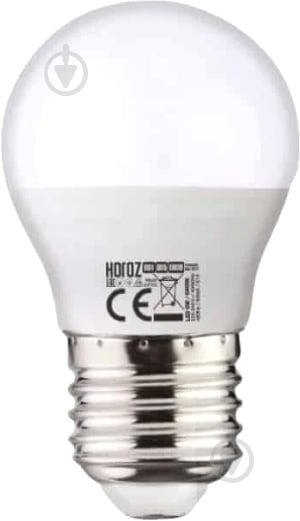 Лампа світлодіодна HOROZ ELECTRIC ELITE 10 Вт G45 E27 175 В 3000 К 001-005-0010-051 - фото 1
