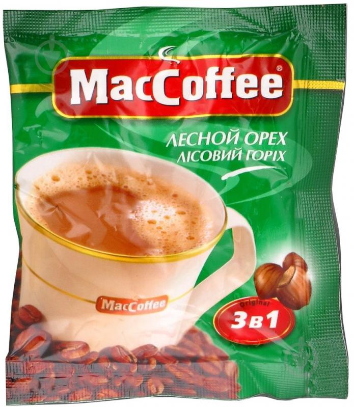 Кавовий напій MacCoffee 3 в 1 Лісовий Горіх 10х18 г (8887290101721) 8887290101721 - фото 2