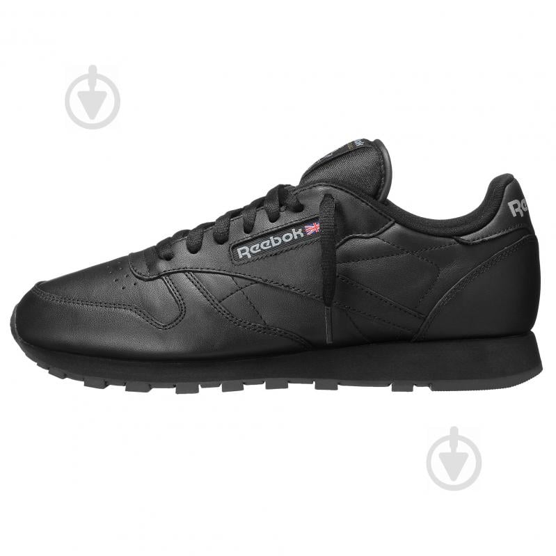 Кроссовки мужские демисезонные Reebok CL LTHR 2267 р.40,5 черные - фото 2