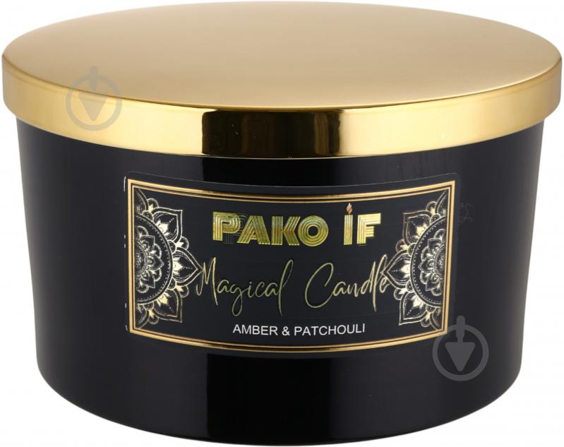 Свеча ароматическая Pako-If Magical candle 130x80 мм Amber&Patchouli - фото 1 Свеча ароматическая Pako-If Magical candle 130x80 мм Amber&Patchouli - фото 1