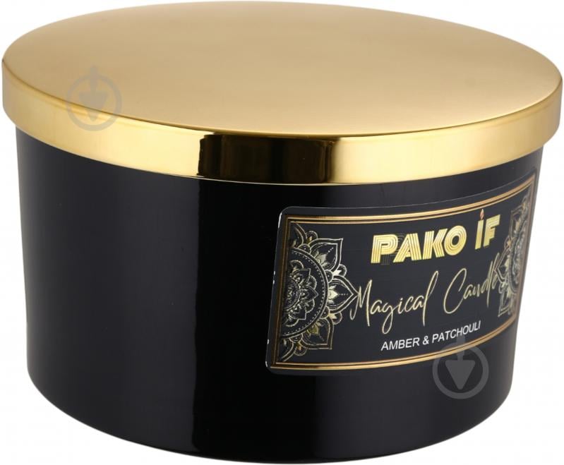 Свеча ароматическая Pako-If Magical candle 130x80 мм Amber&Patchouli - фото 2 Свеча ароматическая Pako-If Magical candle 130x80 мм Amber&Patchouli - фото 2