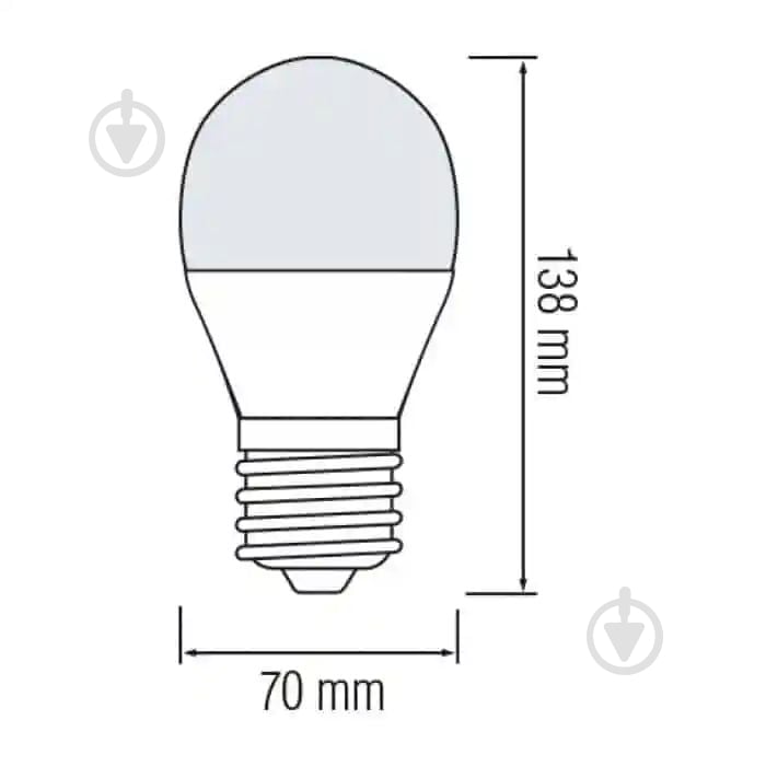 Лампа світлодіодна HOROZ ELECTRIC 15 Вт A60 матова E27 175 В 3000 К 001-006-0015-023 - фото 2