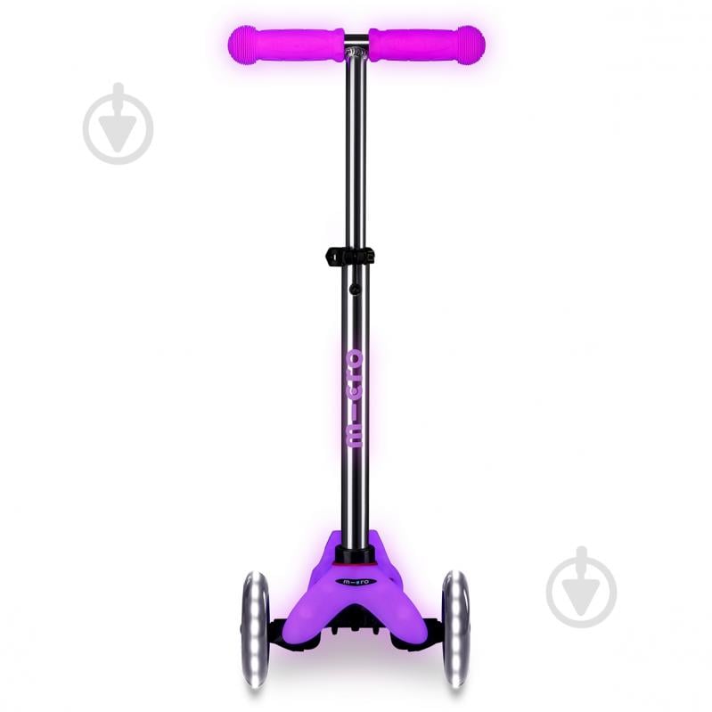 Самокат Micro серии Mini Deluxe Glow LED розовый MMD217 - фото 4