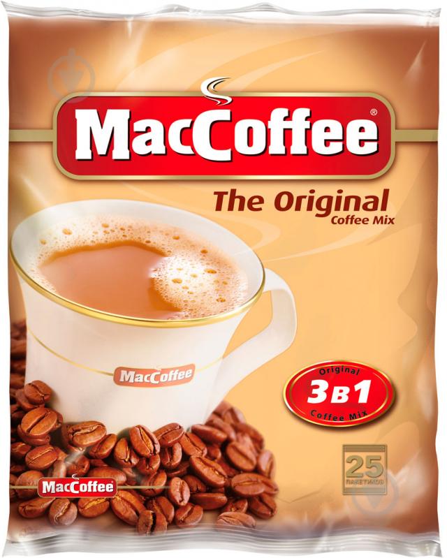 Кофейный напиток MacCoffee 3 в 1 Original 25x20 г 20 г (8887290101035) 8887290101035 - фото 1