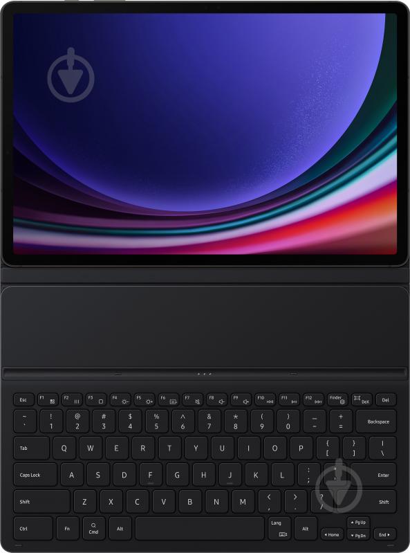 Чохол-клавіатура Samsung Book Cover Keyboard Slim для Tab S9+ black (EF-DX810BBEGUA) - фото 11