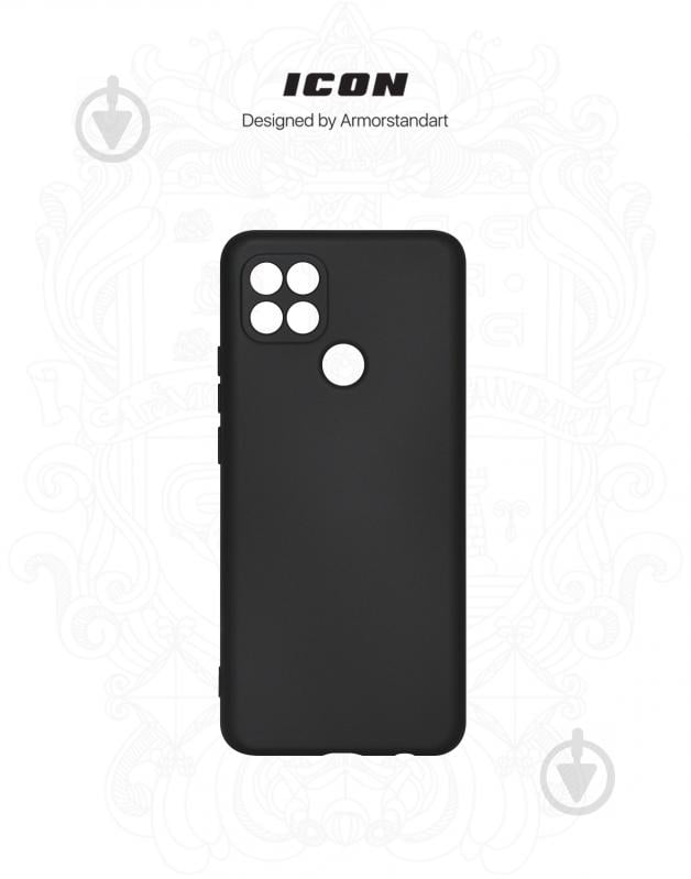 Панель ICON Case для OPPO A15/15S Black (ARM58515) OPPO A15 марс чорний (58515) - фото 3