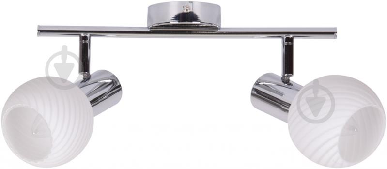 Спот Candellux TURNO 2x40 Вт E14 хром 92-94202 - фото 1
