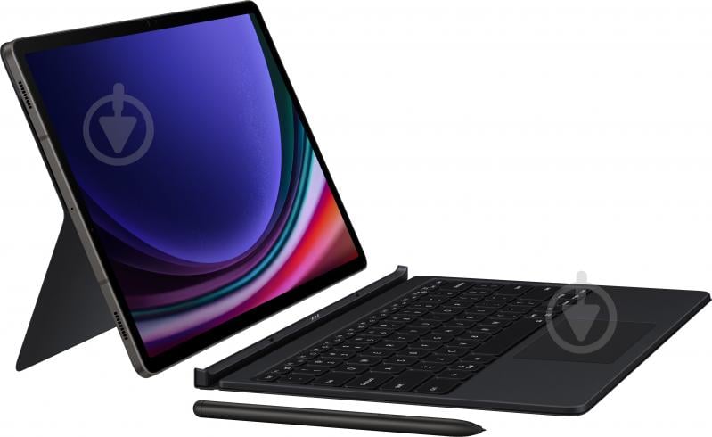 Чохол-клавіатура Samsung Book Cover Keyboard для Tab S9+ black (EF-DX815BBEGUA) - фото 7