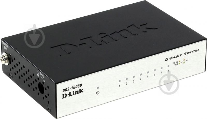 Коммутатор D-Link DGS-1008D - фото 2