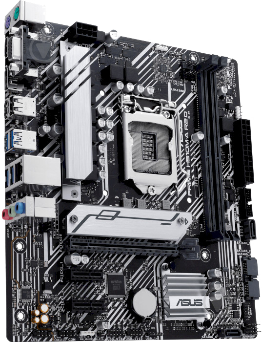 Материнская плата Asus PRIME H510M-A R2.0 (Socket 1200, Intel H470, micro ATX) - фото 4