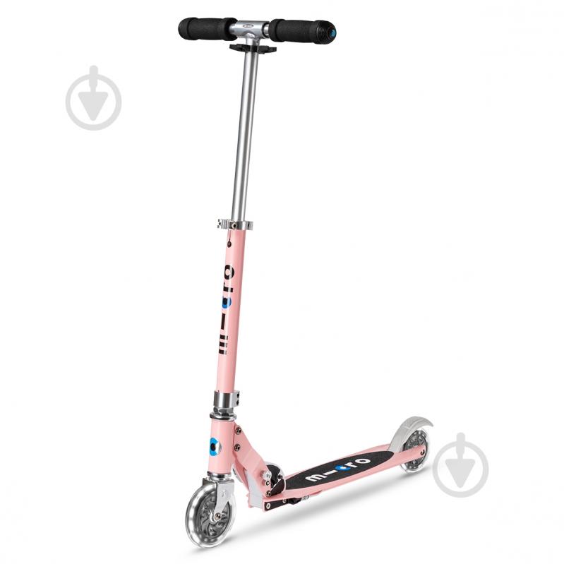 Самокат Micro серии Sprite LED неоновая роза SA0235 - фото 1