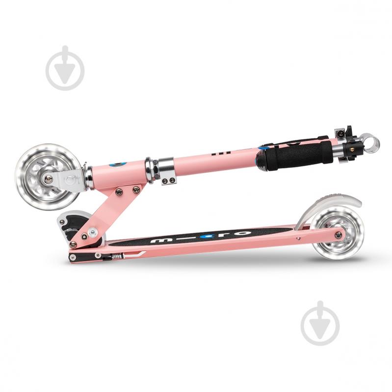 Самокат Micro серии Sprite LED неоновая роза SA0235 - фото 6