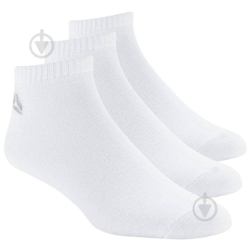 Носки Reebok ACT CORE INSIDE SOC DU2991 р.47-49 белый 3 шт. - фото 1