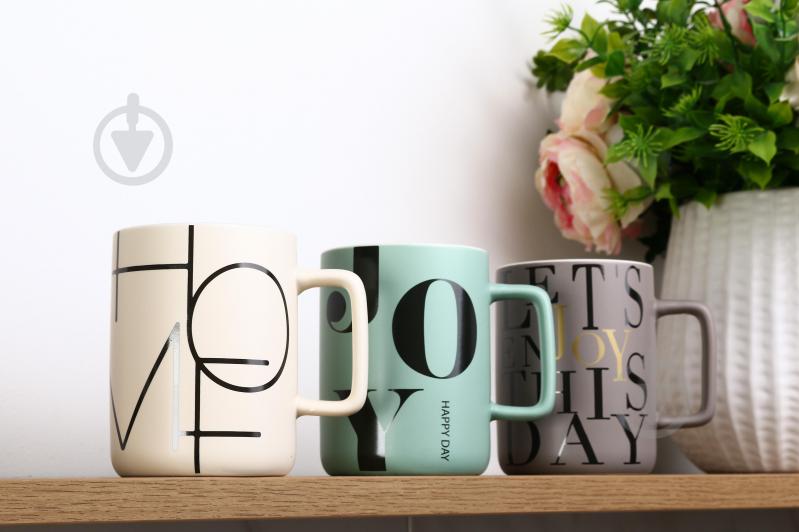 Чашка Fiora Vogue Grey 400 мл - фото 5