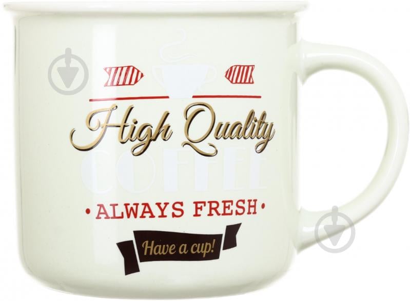 Чашка Fiora Vintage white 355 мл - фото 3