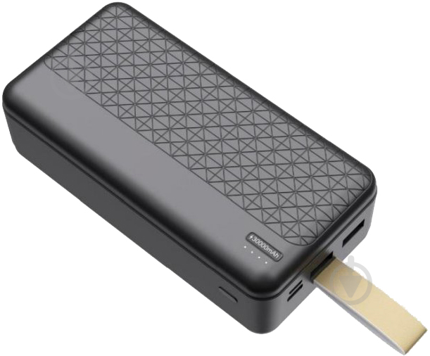 Повербанк 2E Geometry PD QC 18W 30000 mAh (2E-PB3010PD-BLACK) - фото 1