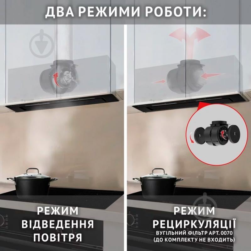 Витяжка Perfelli Nuova 6pwrb Nero - фото 10