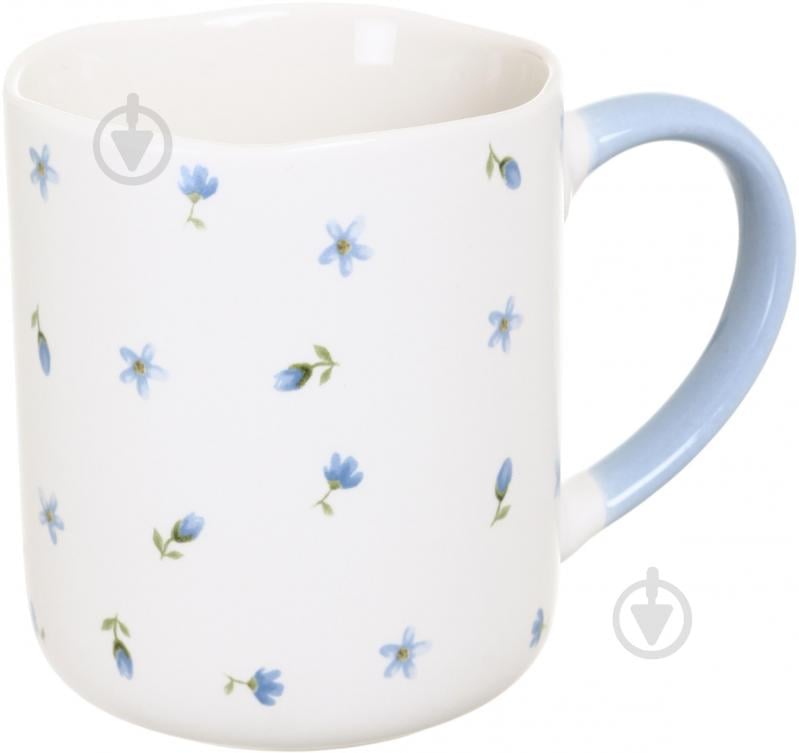Чашка Fiora Floral Breeze Blue 385 мл - фото 1