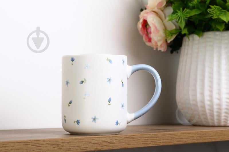 Чашка Fiora Floral Breeze Blue 385 мл - фото 4