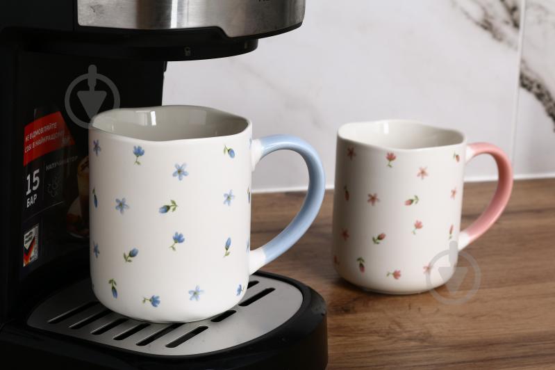 Чашка Fiora Floral Breeze Blue 385 мл - фото 7