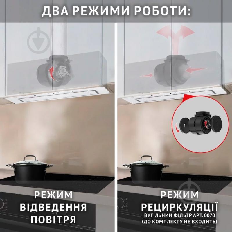 Вытяжка Perfelli Nuova 6pwrx Bianco - фото 10 Вытяжка Perfelli Nuova 6pwrx Bianco - фото 10