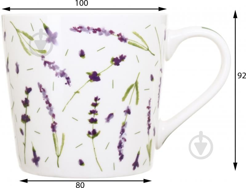 Чашка Fiora Lavender 400 мл - фото 2 Чашка Fiora Lavender 400 мл - фото 2