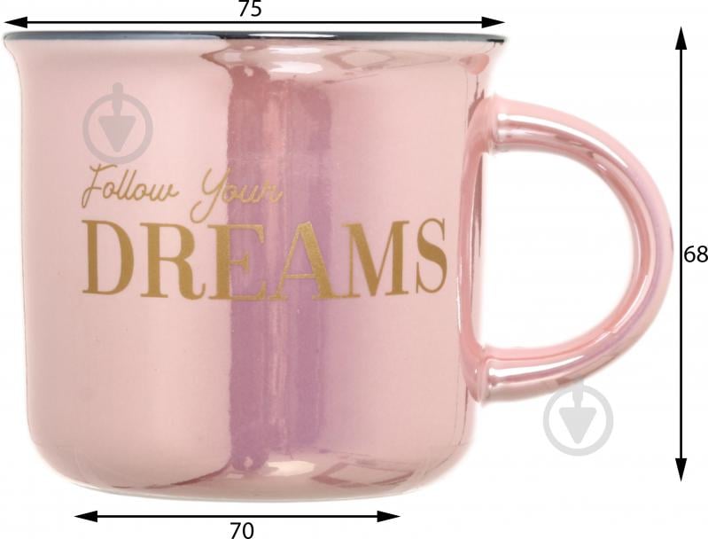 Чашка Fiora Pearl Pink 180 мл - фото 2