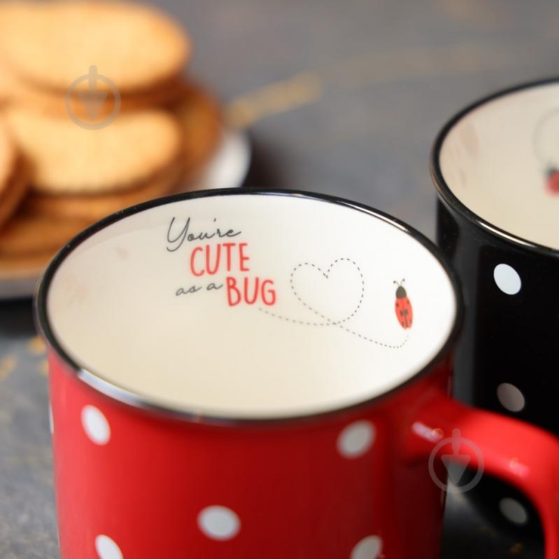 Чашка Fiora Ladybug Red 330 мл - фото 6