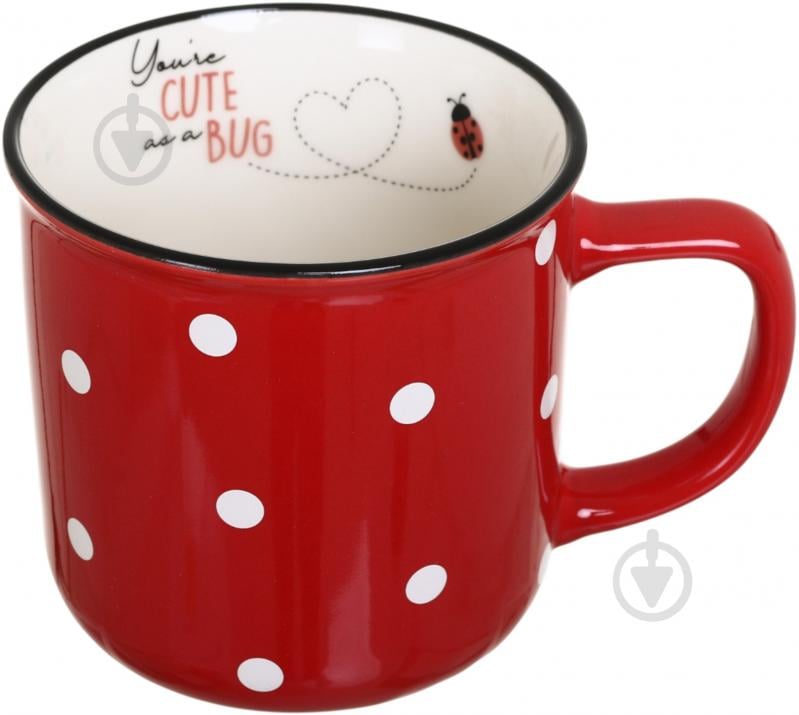 Чашка Fiora Ladybug Red 330 мл - фото 3 Чашка Fiora Ladybug Red 330 мл - фото 3