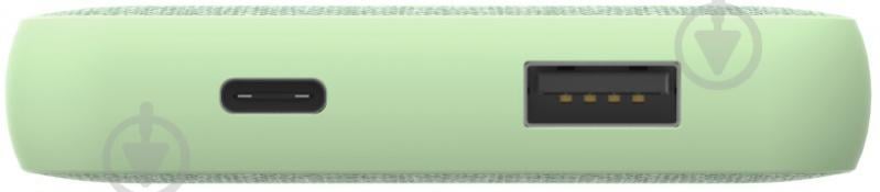 Повербанк Hama Fabric 10 10000 mAh smoke green (00187259) - фото 3