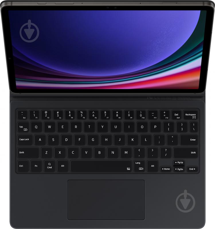 Чохол-книжка Samsung з клавіатурою Book Cover Keyboard для Tab S9 black (EF-DX715BBEGUA) - фото 10