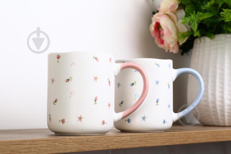Чашка Fiora Floral Breeze Pink 385 мл - фото 5