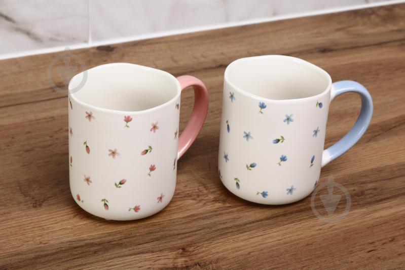 Чашка Fiora Floral Breeze Pink 385 мл - фото 6