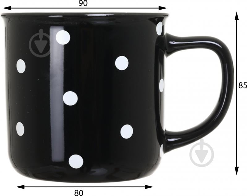 Чашка Fiora Ladybug Black 330 мл - фото 2 Чашка Fiora Ladybug Black 330 мл - фото 2