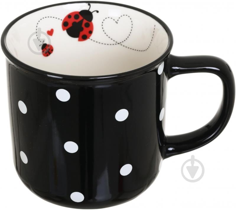 Чашка Fiora Ladybug Black 330 мл - фото 3 Чашка Fiora Ladybug Black 330 мл - фото 3