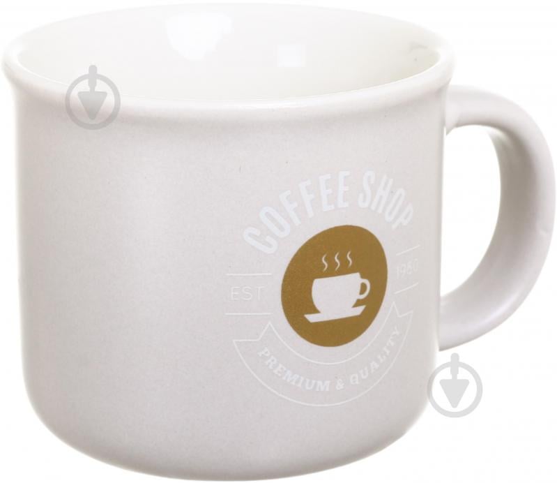 Чашка Fiora Coffee Shop white 100 мл - фото 1