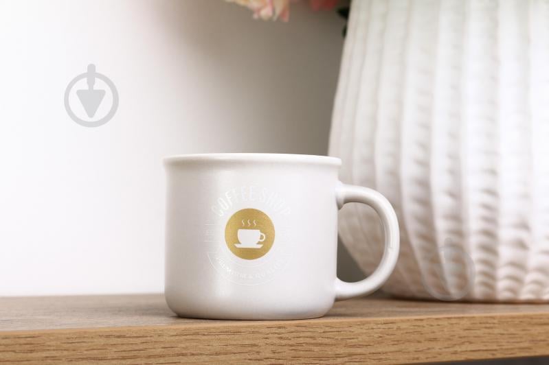 Чашка Fiora Coffee Shop white 100 мл - фото 5
