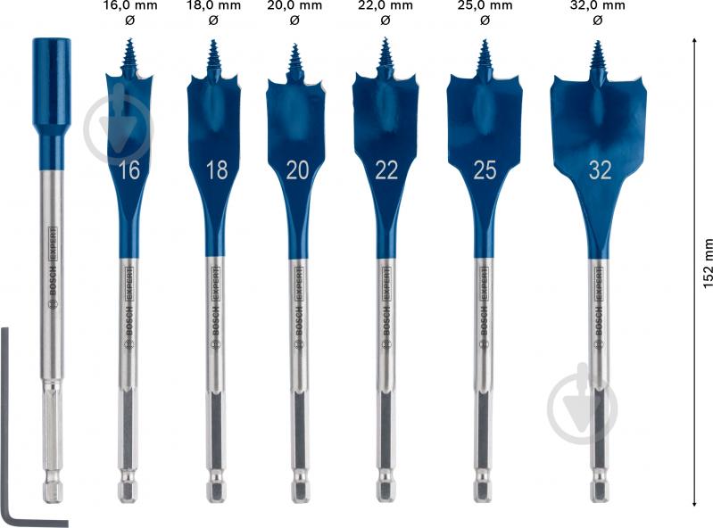 Набор сверл Bosch SelfCut Speed Multi-Material перлових 7 шт. 2608900334 - фото 2