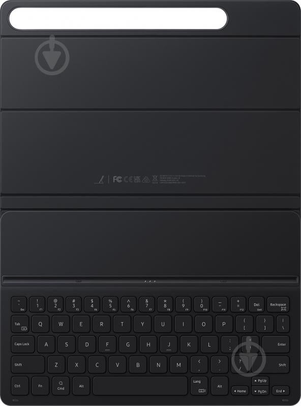 Чехол-книжка Samsung с клавиатурой Book Cover Keyboard Slim для Tab S9 black (EF-DX710BBEGUA) - фото 3