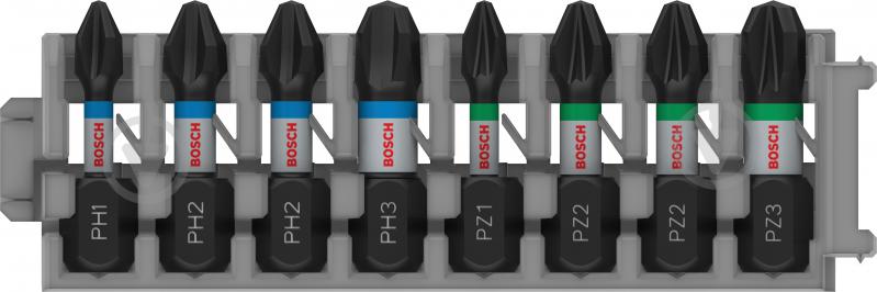Набор бит Bosch Impact Control 25 мм 8 шт. 2608522323 - фото 1
