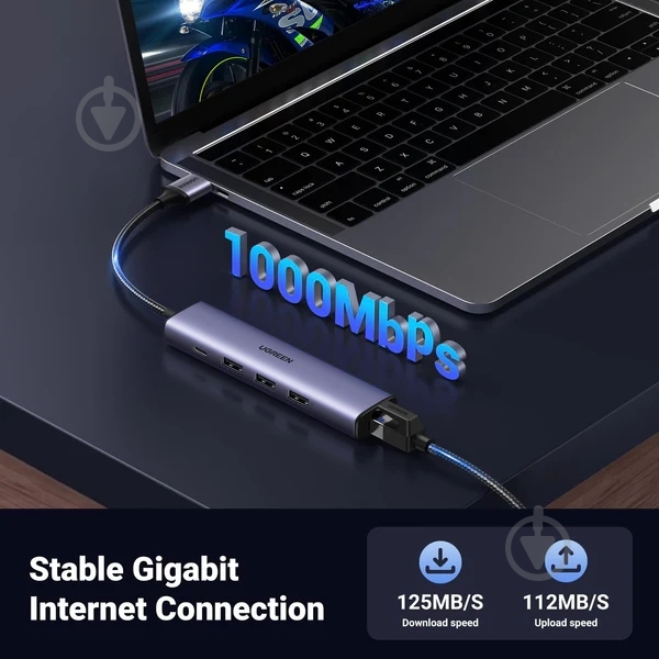 Док-станция UGREEN CM475 silver (60554) - фото 4