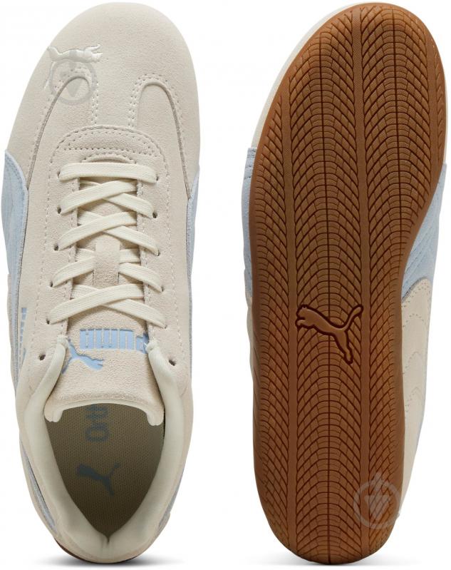 Кросівки для дівчаток Puma Speedcat Jr 40169819 р.37,5 світло-бежеві - фото 6