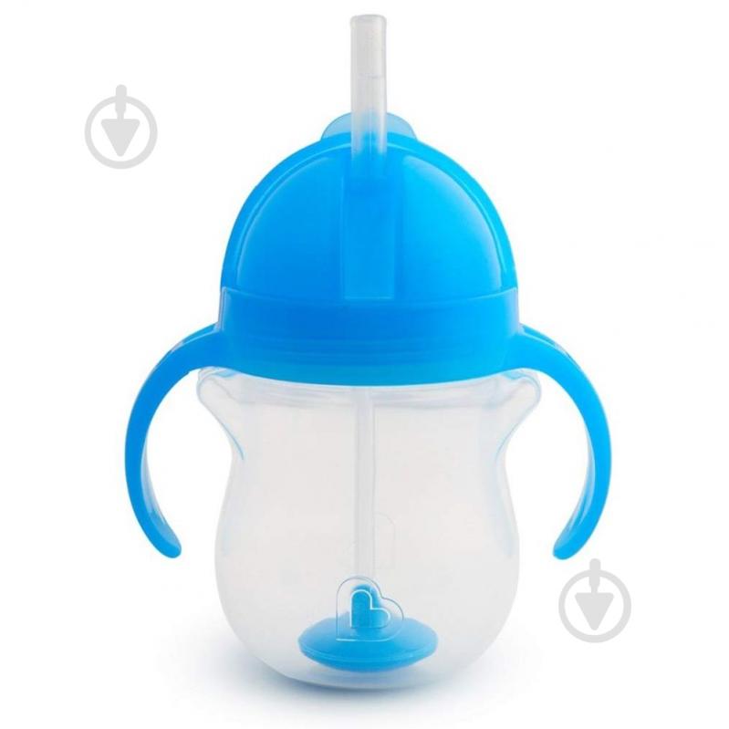 Поїльник-непроливайка Munchkin Tip & Sip 207 мл блакитна (24188.01) - фото 1 Поїльник-непроливайка Munchkin Tip & Sip 207 мл блакитна (24188.01) - фото 1