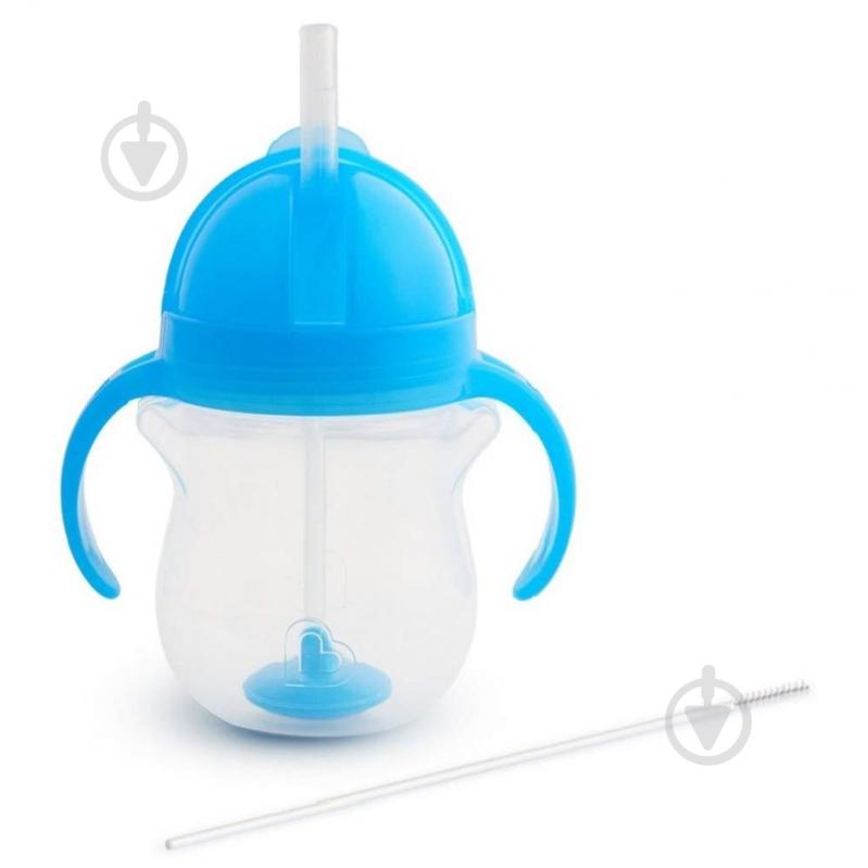 Поїльник-непроливайка Munchkin Tip & Sip 207 мл блакитна (24188.01) - фото 2 Поїльник-непроливайка Munchkin Tip & Sip 207 мл блакитна (24188.01) - фото 2