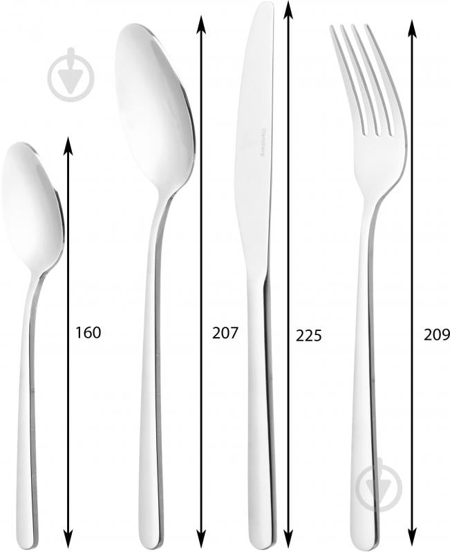 Набор столовых приборов Flamberg Velisse 24 предмета - фото 2