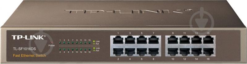 Комутатор TP-Link TL-SF1016DS - фото 1